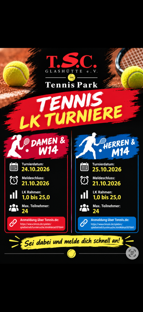 Heim LK Turnier beim TSC Glashütte